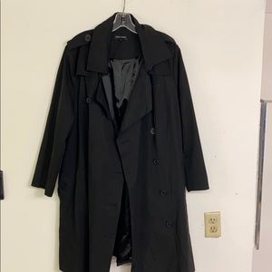Universal Standard Black Trench Coat
